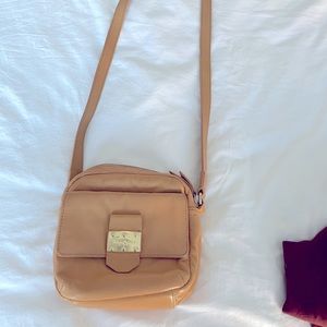 COPY - Foley and corinna gold leather crossbody